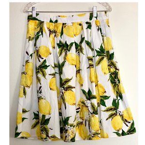Lemon Skirt ~ fresh & crisp ~ pockets ~ fit & flare